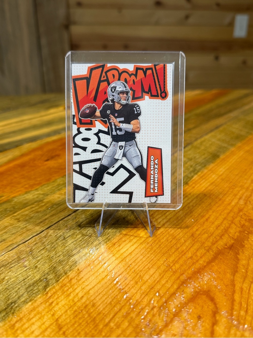 Fernando Mendoza Las Vegas Raiders Kaboom! Custom Football Trading Card
